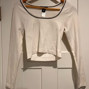 Sincerely Jules White Long Sleeve Top
